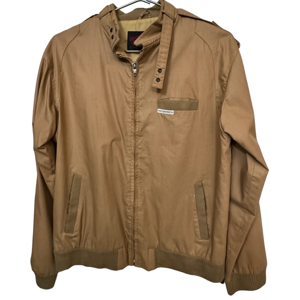 Vintage Brown Upstream Racing Division Motorsports Racer Men’s M Jacket RARE